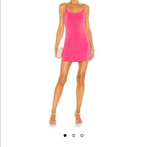 Alice + Olivia Delora Spaghetti Strap Fitted Dress